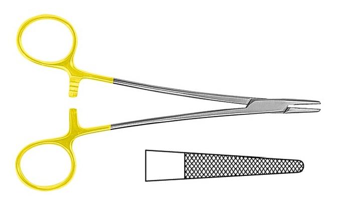 TC CRILE-WOOD Голкотримач; прямий; із зубчиками; 23,0см. Tontarra Medizintechnik GmbH